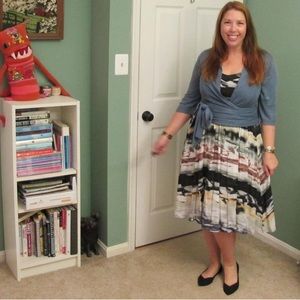 Boden lightweight linen wrap cardigan sweater